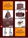 HERMES BIRKIN 25 (Pre-owned) - Bordeaux, Togo leather, Ghw
